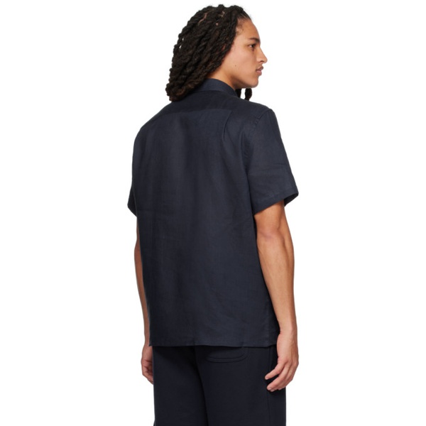라코스테 라코스테 Lacoste Navy Short Sleeve Shirt 231268M192007