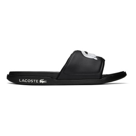 라코스테 Lacoste Black Croco Dualiste Slides 231268M234002
