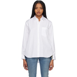 Comme des Garcons Shirt White Patch Pocket Shirt 231270F109013
