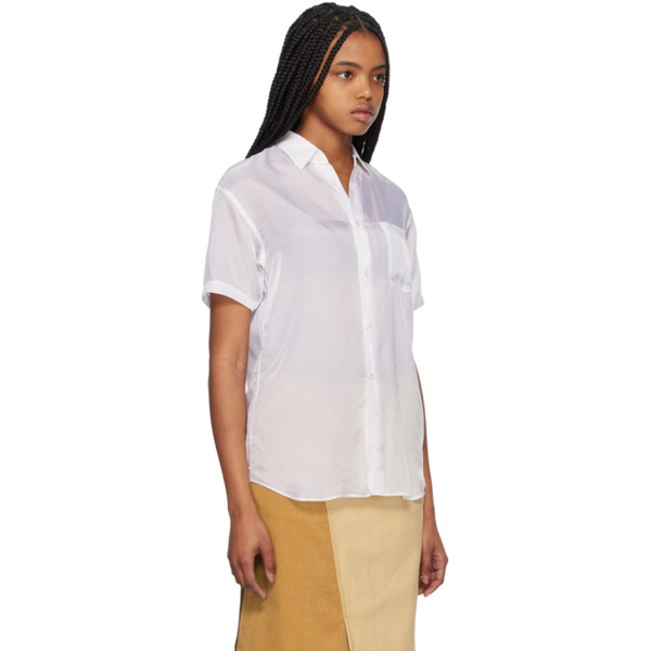  Comme des Garcons Shirt White Patch Pocket Shirt 231270F109014