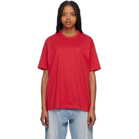 Comme des Garcons Shirt Red Crewneck T-Shirt 231270F110002