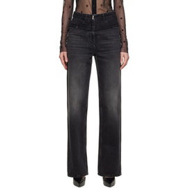 지방시 Givenchy Black Oversized Jeans 231278F069000