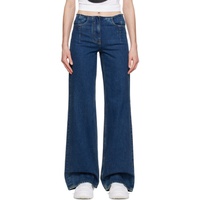 지방시 Givenchy Indigo Wide-Leg Jeans 231278F069003