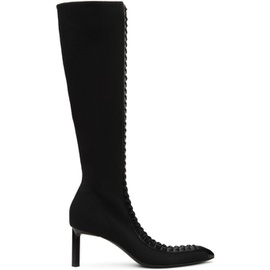 지방시 Givenchy Black Show Boots 231278F115005