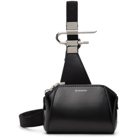 지방시 Givenchy Black Mini Antigona U Crossbody Bag 231278M170008