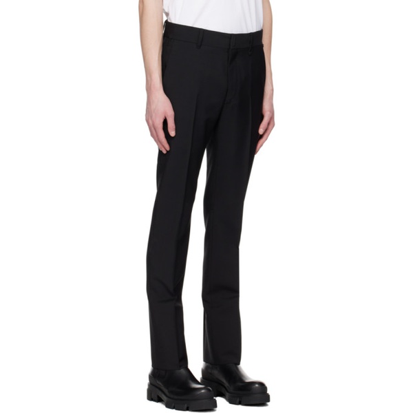 지방시 지방시 Givenchy Black Classic-Fit Trousers 231278M191008
