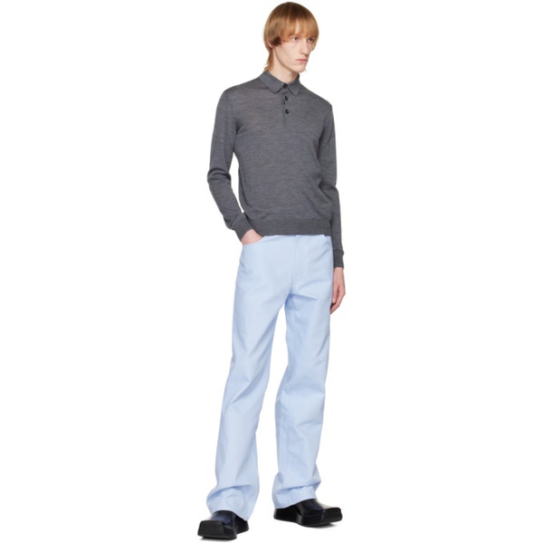  라프시몬스 Raf Simons Blue Workwear Jeans 231287M186006