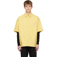 라프시몬스 Raf Simons Yellow Patch Shirt 231287M192006