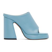 Proenza Schouler Blue Forma Platform Sandals 231288F125001