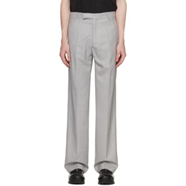 헬리엇 에밀 HELIOT EMIL Gray Tailored Trousers 231295M191002