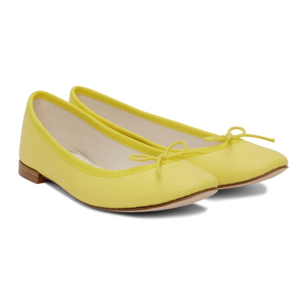  레페토 Repetto Yellow Cendrillon Ballerina Flats 231296F118012