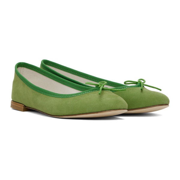  레페토 Repetto Green Cendrillon Ballerina Flats 231296F118013