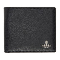 비비안 웨스트우드 Vivienne Westwood Black Leather Wallet 231314M164002