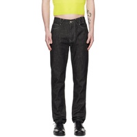 비비안 웨스트우드 Vivienne Westwood Black Tapered Jeans 231314M186001