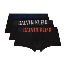 캘빈클라인 언더웨어 Calvin Klein Underwear Three-Pack Black Intense Power Boxers 231325M216042