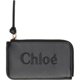 Chloe Black Small Sense Purse Wallet 231338F037019