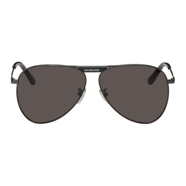 발렌시아가 발렌시아가 Balenciaga Black Tag Pilot Sunglasses 231342F005009