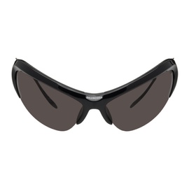 발렌시아가 Balenciaga Black Wire Cat Sunglasses 231342F005016