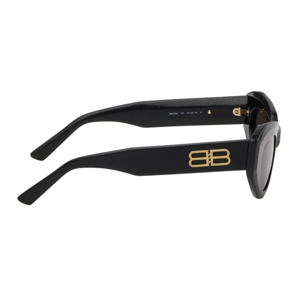 발렌시아가 발렌시아가 Balenciaga Black Rive Gauche Sunglasses 231342F005025