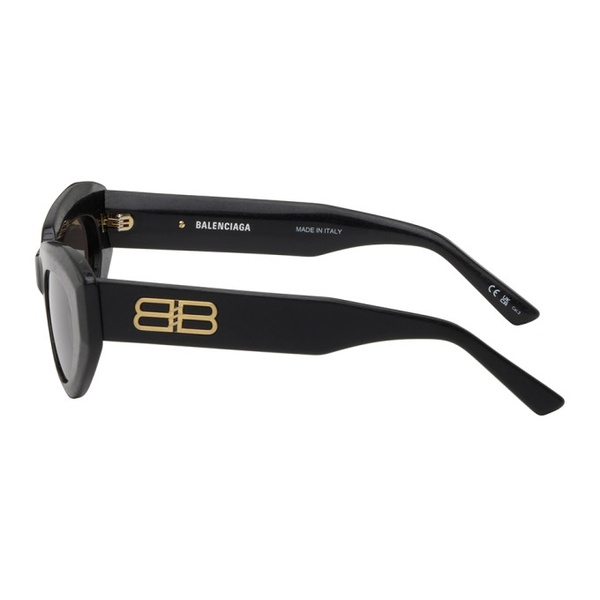 발렌시아가 발렌시아가 Balenciaga Black Rive Gauche Sunglasses 231342F005025