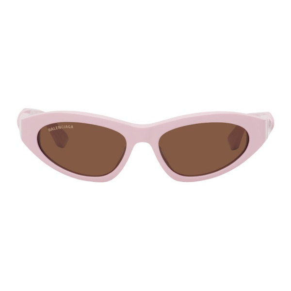 발렌시아가 발렌시아가 Balenciaga Pink Twisted Sunglasses 231342F005088