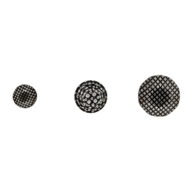 발렌시아가 Balenciaga Silver Cagole Earrings Set 231342F022024