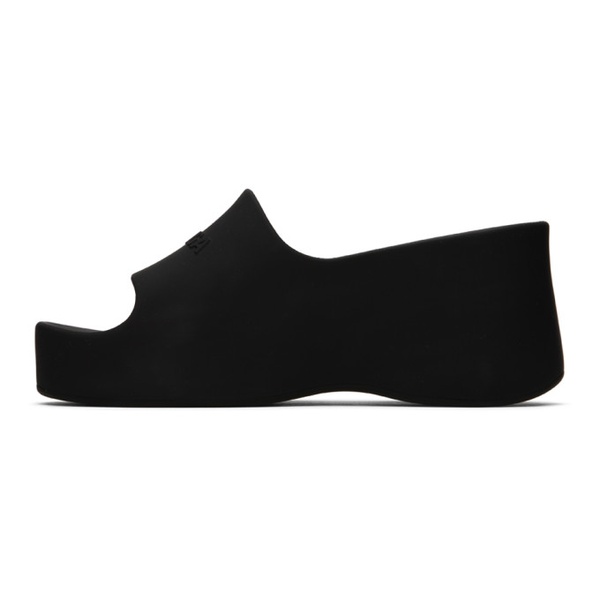 발렌시아가 발렌시아가 Balenciaga Black Chunky Wedge Sandals 231342F124012