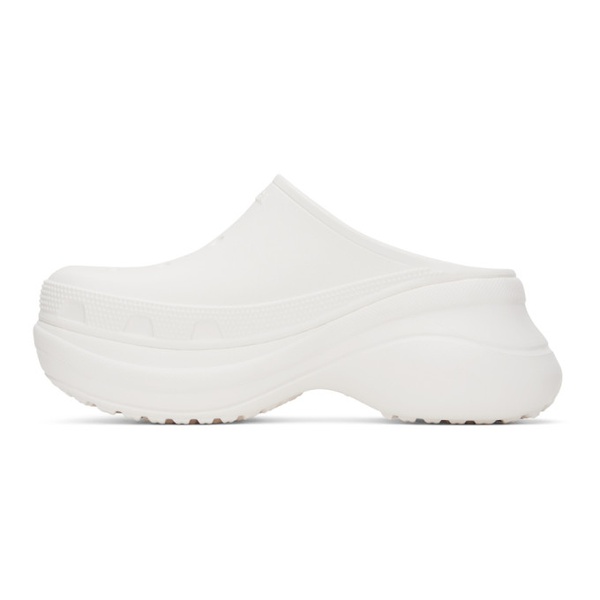 발렌시아가 발렌시아가 Balenciaga White Crocs 에디트 Edition Mules 231342F124015