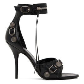 발렌시아가 Balenciaga Black Cagole Heeled Sandals 231342F125007