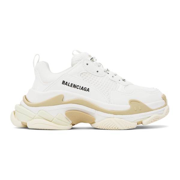 발렌시아가 발렌시아가 Balenciaga White Triple S Sneakers 231342F128033