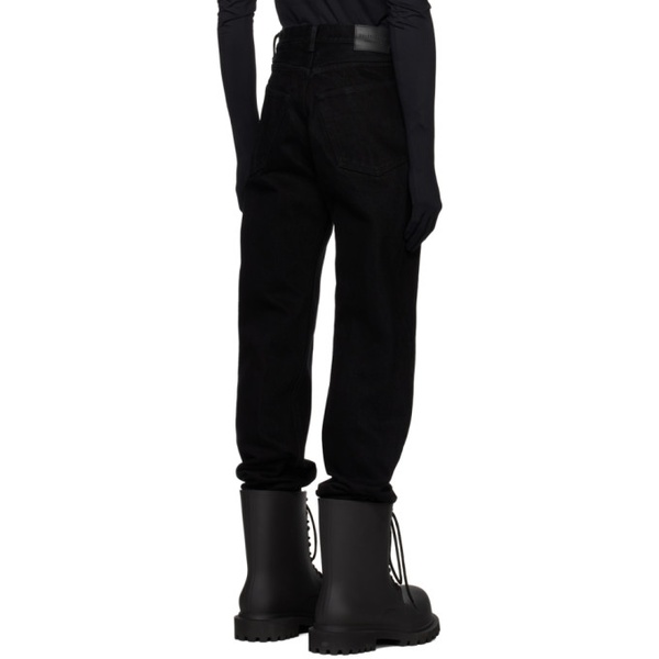 발렌시아가 발렌시아가 Balenciaga Black Relaxed Jeans 231342M186015