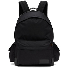 준지 Juun.J Black Calfskin Trim Backpack 231343M166001