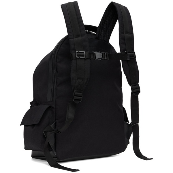  준지 Juun.J Black Calfskin Trim Backpack 231343M166001