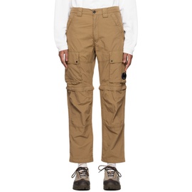 C.P.컴퍼니 C.P. Company Brown Garment-Dyed Cargo Pants 231357F087006