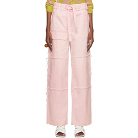 드리스 반 노튼 Dries Van Noten Pink Fringe Jeans 231358F087006