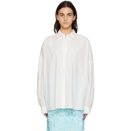 드리스 반 노튼 Dries Van Noten White Oversized Shirt 231358F109006