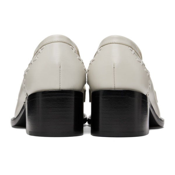  드리스 반 노튼 Dries Van Noten 오프화이트 Off-White Loafer Heels 231358F120000