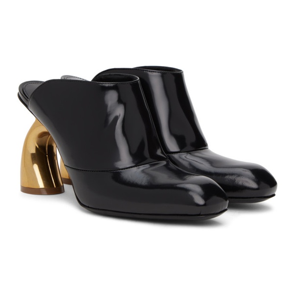  드리스 반 노튼 Dries Van Noten Black Sculptural Heels 231358F122005