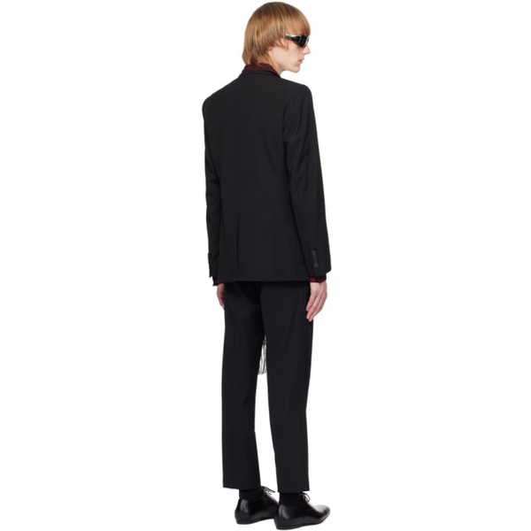  드리스 반 노튼 Dries Van Noten Black Twin Vent Suit 231358M196008