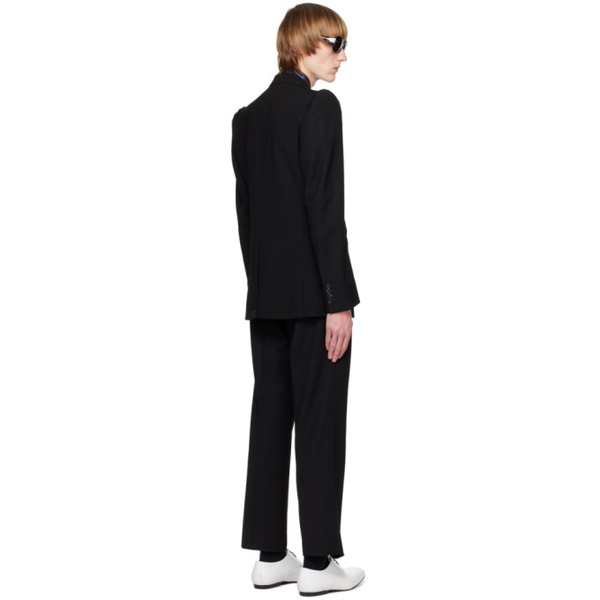  드리스 반 노튼 Dries Van Noten Black Peaked Lapel Suit 231358M196011