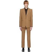 드리스 반 노튼 Dries Van Noten Brown Peaked Lapel Suit 231358M196012