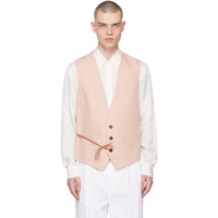 드리스 반 노튼 Dries Van Noten Pink Button Up Waistcoat 231358M198001