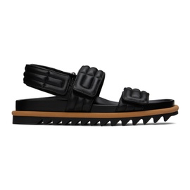 드리스 반 노튼 Dries Van Noten Black Padded Sandals 231358M234005