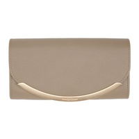 See by Chloe Taupe Lizzie Long Wallet 231373F040015