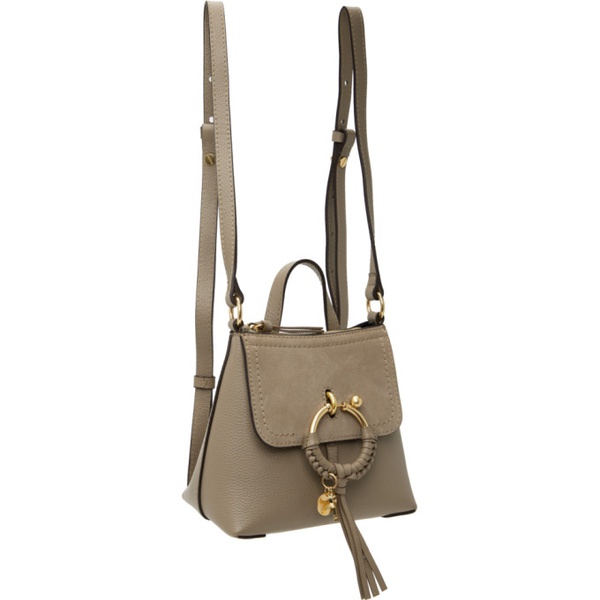  See by Chloe Taupe Joan Backpack 231373F042008