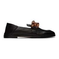 See by Chloe SSENSE Exclusive Black Mahe Loafers 231373F121017