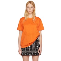 버버리 Burberry Orange Carrick T-Shirt 231376F110004