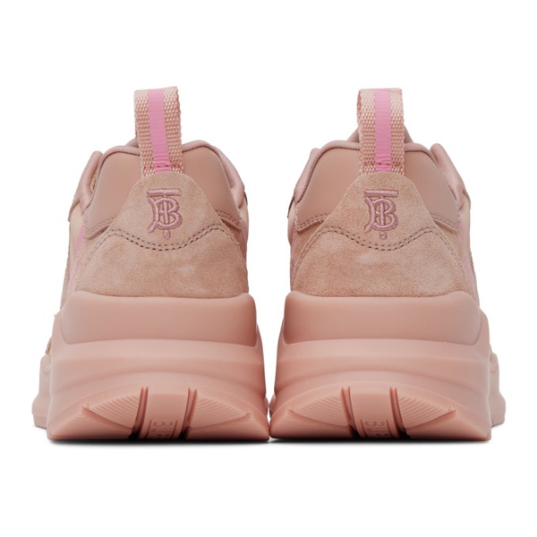 버버리 버버리 Burberry Pink Embossed Sneakers 231376F122000