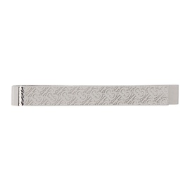 버버리 Burberry Silver Monogram Tie Bar 231376M149000