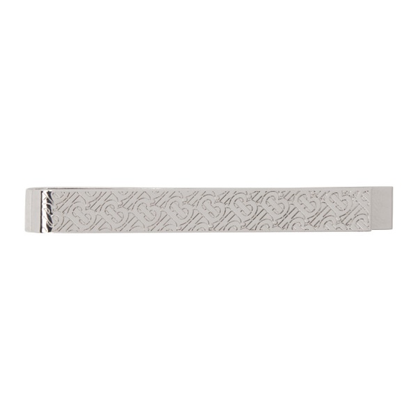 버버리 버버리 Burberry Silver Monogram Tie Bar 231376M149000